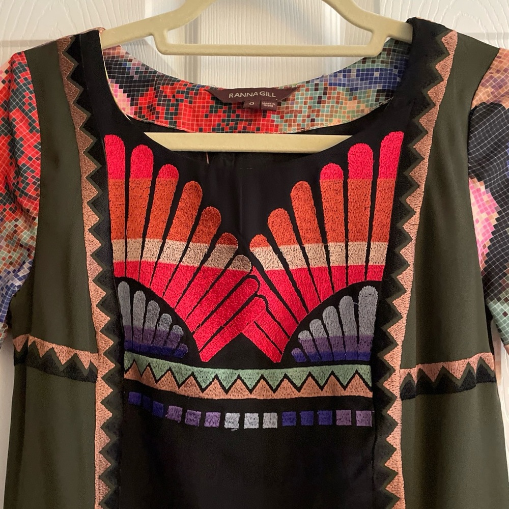 Colorful Patterned Dress - Picture 5 of 10